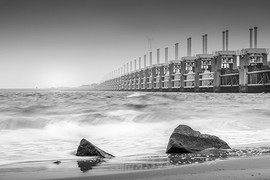 Oosterscheldekering urbanfotografie landschapsfotografie fotograaf Zaandijk